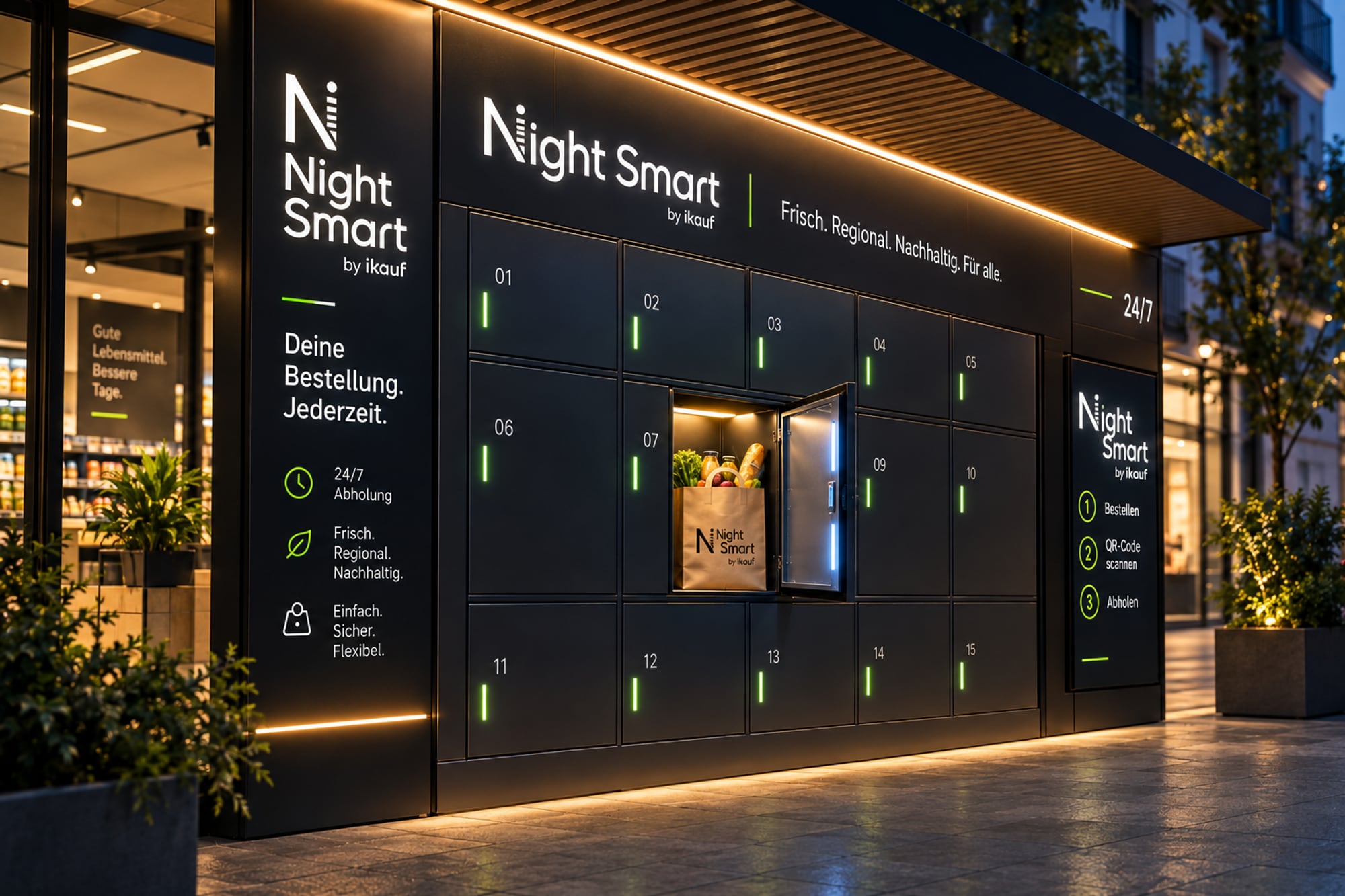 NightSmart gekühlte Abholstation